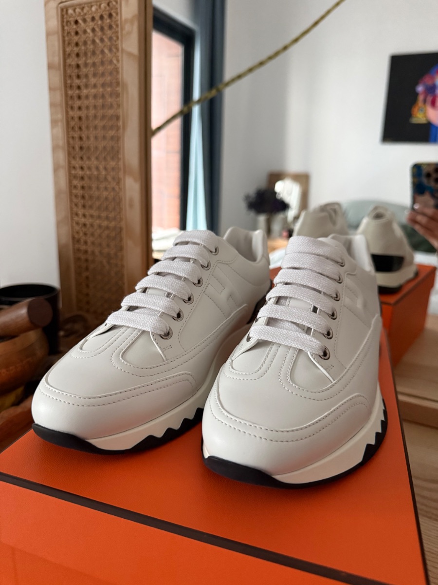 Hermes white Femme sneakers photo 2