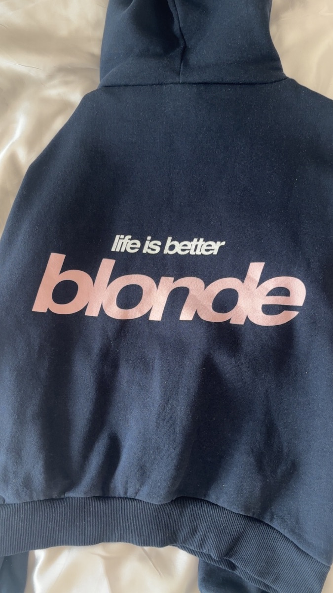SUBDUED life is better blonde hoodie photo 2