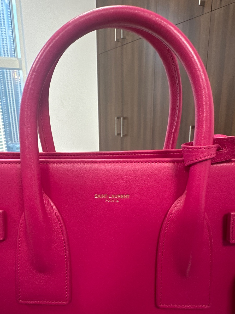 Saint Laurent Sac de Jour - Fuchsia photo 2