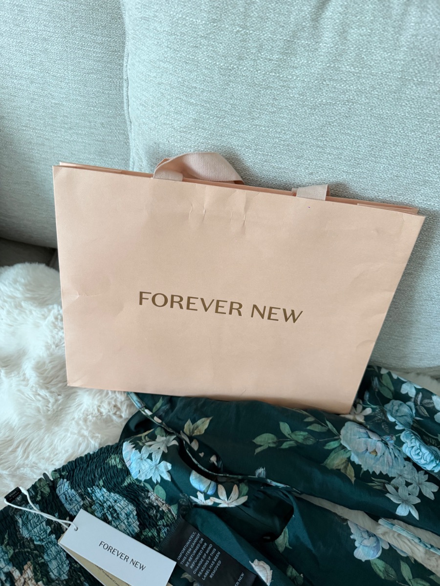 Forever new dress size 10 (lined & lovely fabric)