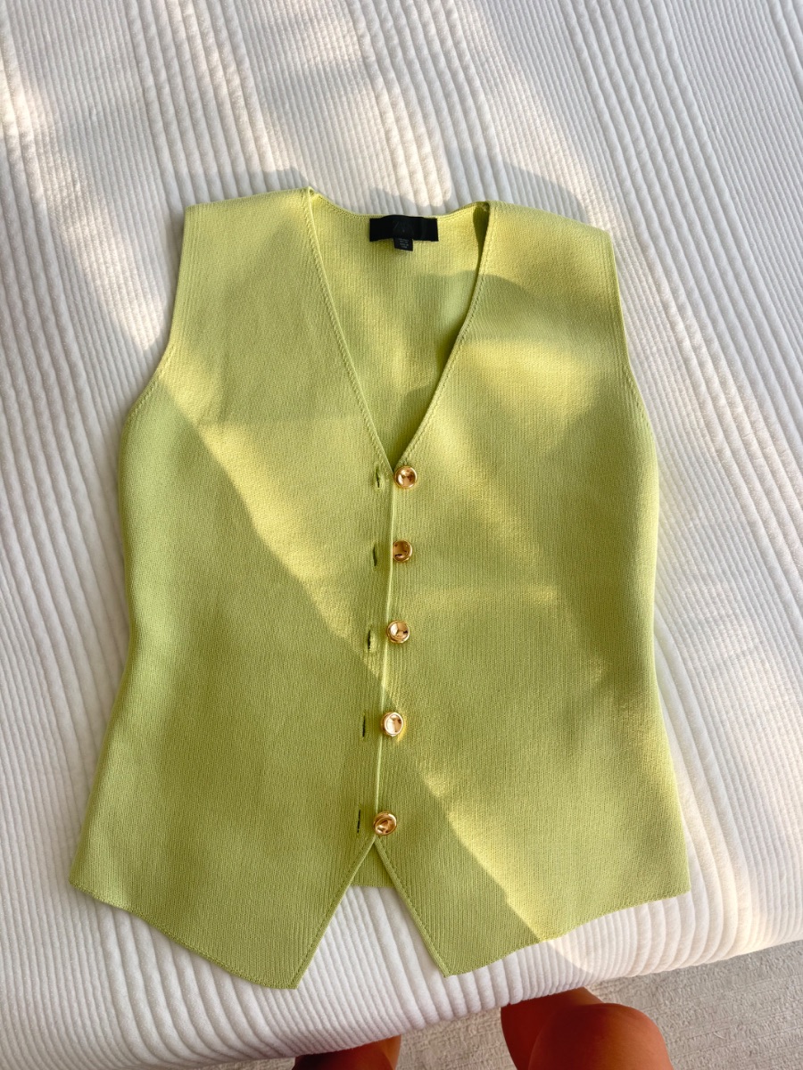 Zara Green Waistcoat