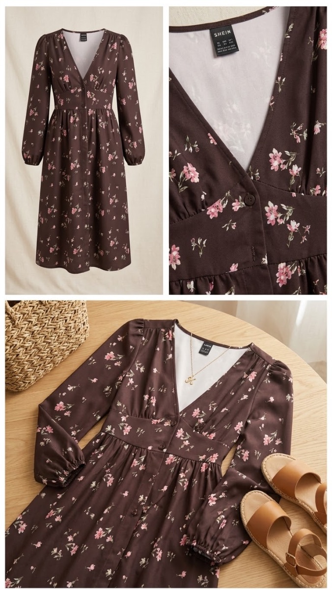 Shein Floral dress