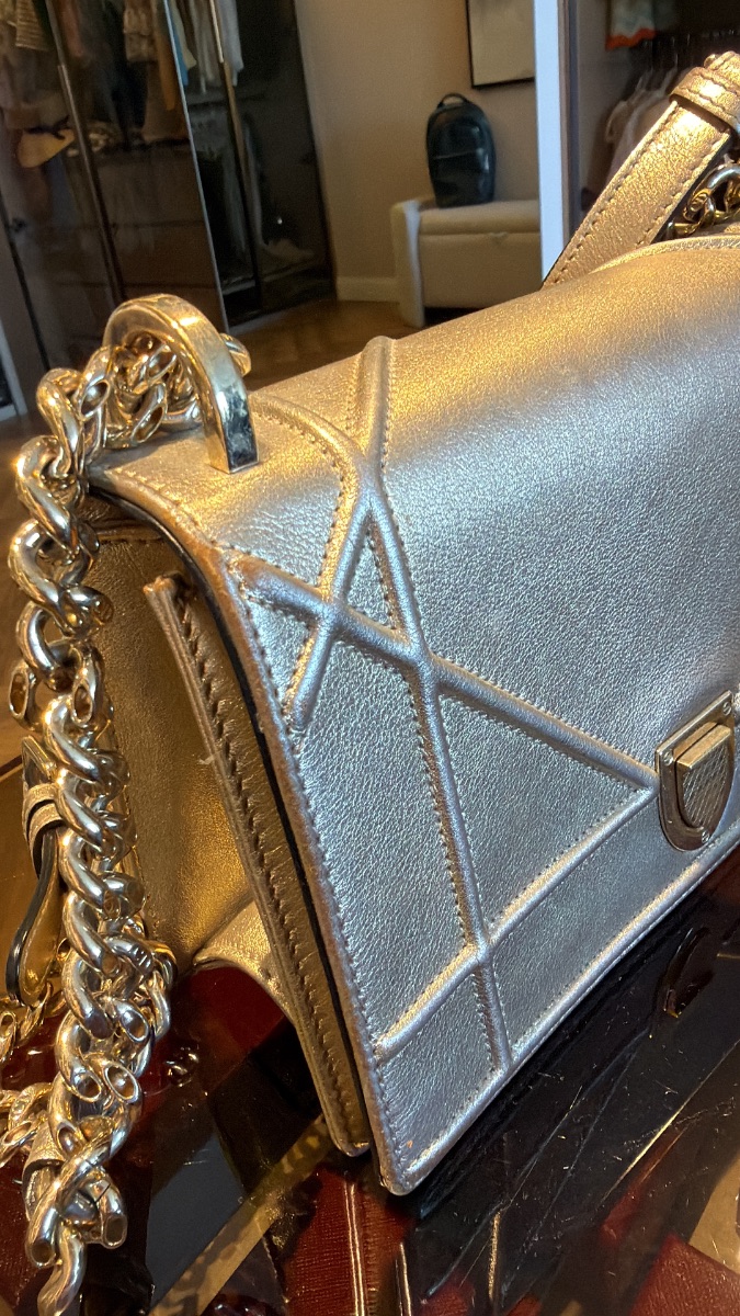 Dior diorama champagne gold bag photo 2