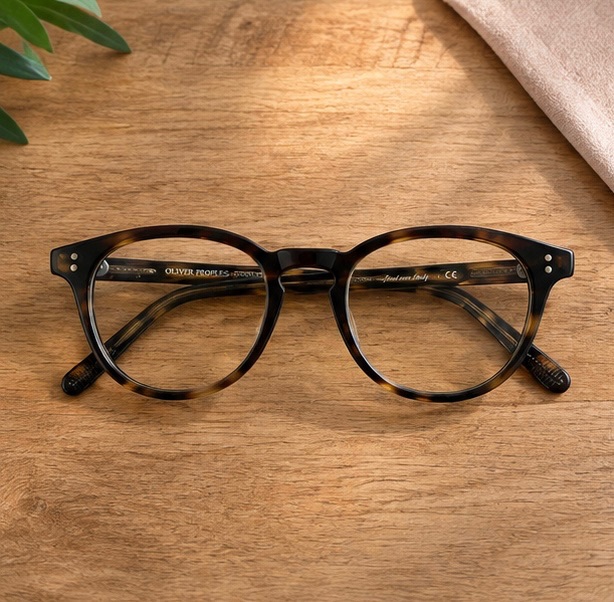 Oliver Peoples Classic tortoiseshell clear lens eyeglasses photo 3