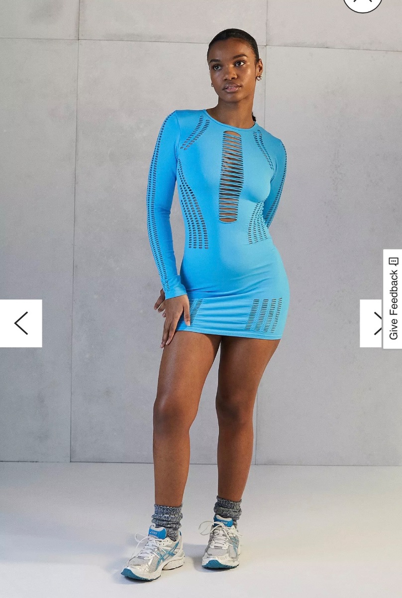 Urban Outfitters Electric blue cut out mini dress photo 2