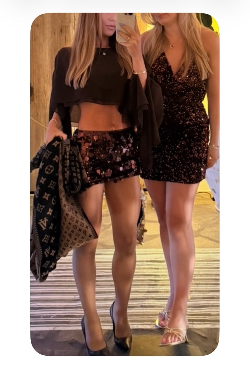 Shein Sequin Skirt and Top photo 2
