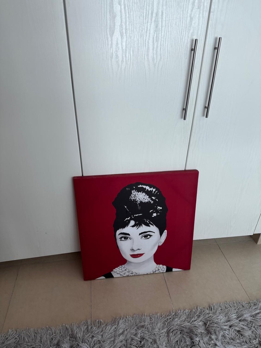 Audrey Hepburn canvas