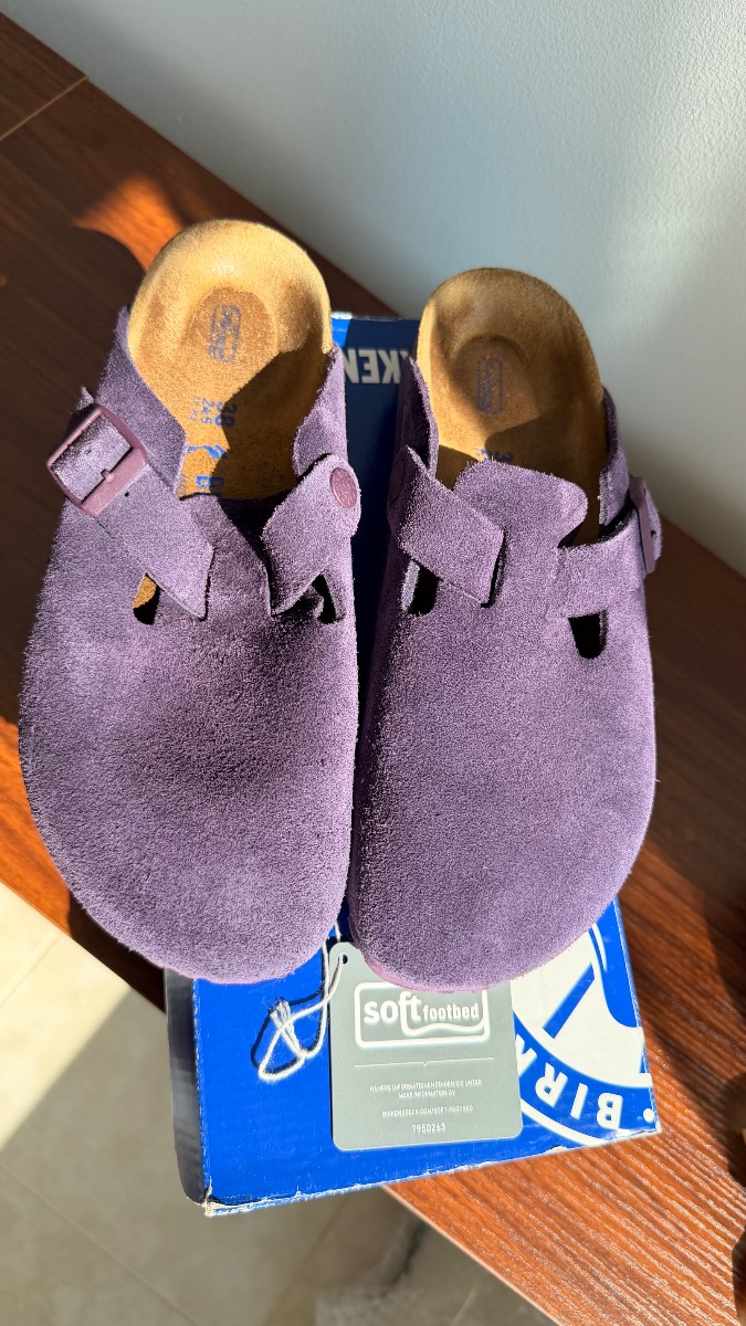 Birkenstock Boston Soft Footbed Suede