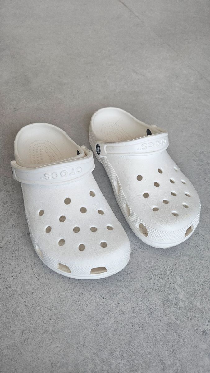 White Crocs