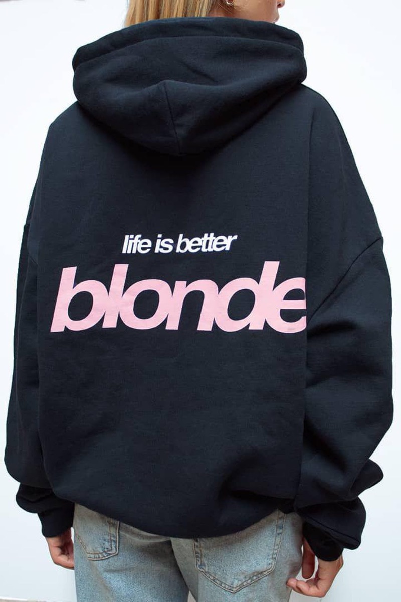 SUBDUED life is better blonde hoodie