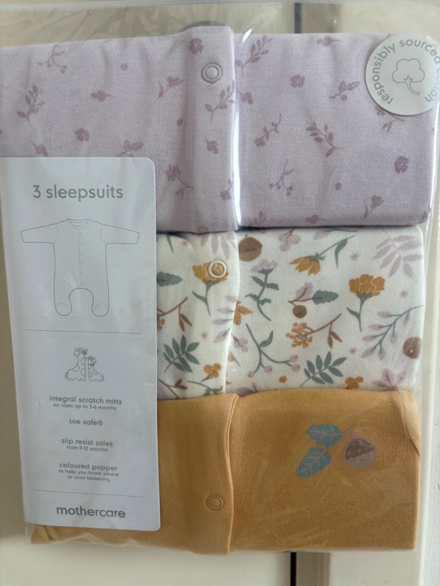 Baby girls Mothercare Babygrow 3-6 months photo 2
