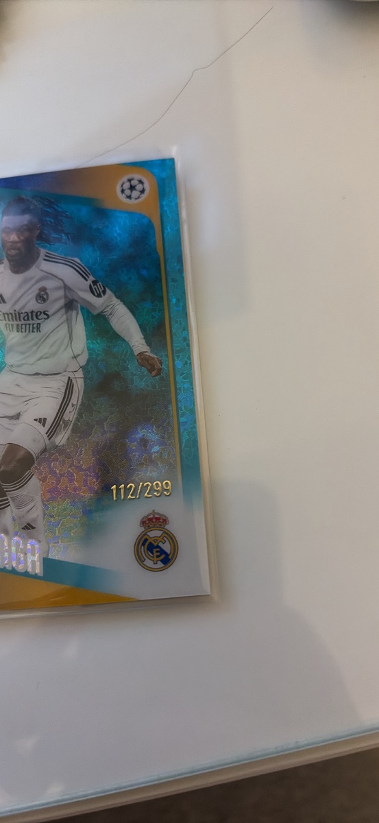 Topps Eduardo Camavinga card numbered 112/299 photo 2