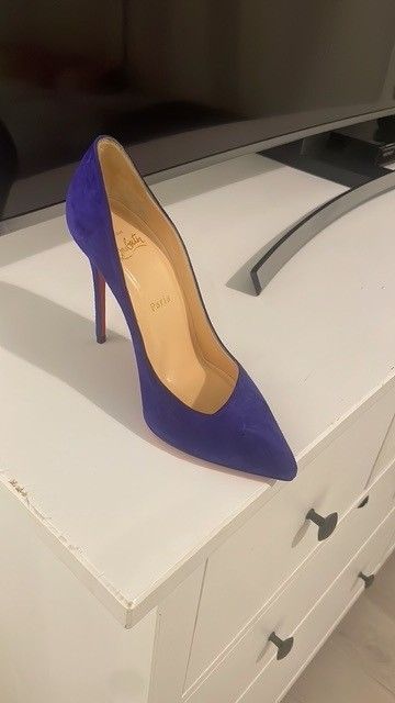 Christian Louboutin Blue Heels