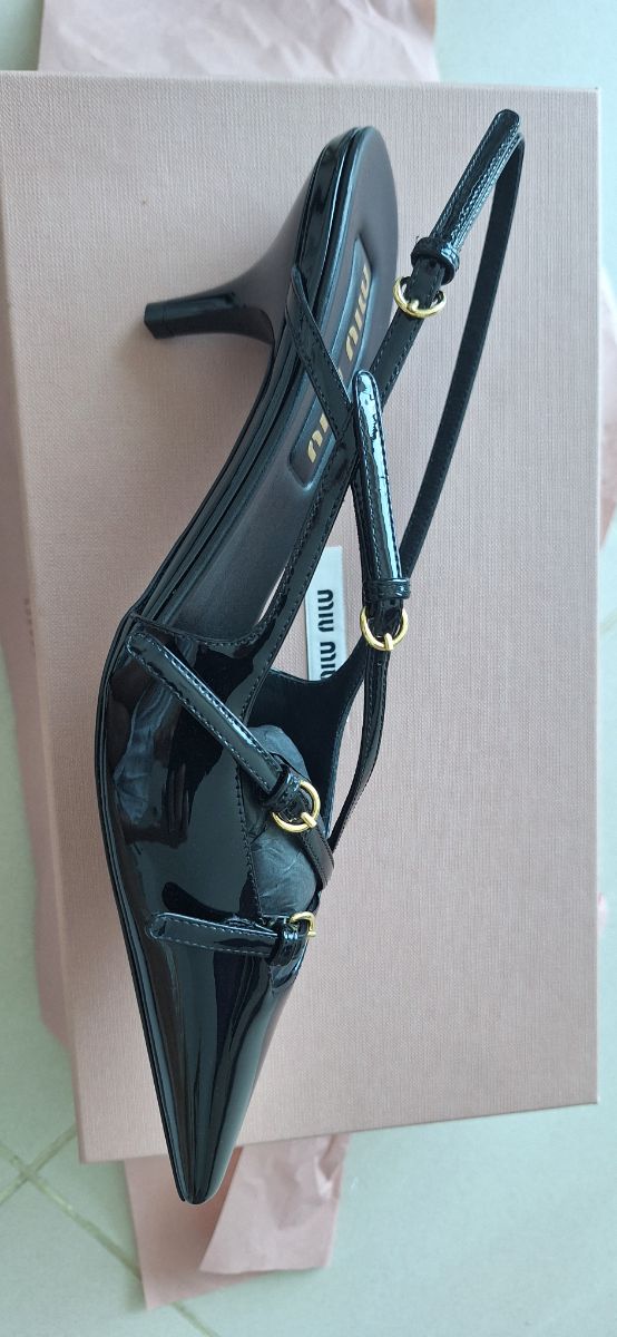 Miu Miu black kitten heels photo 3