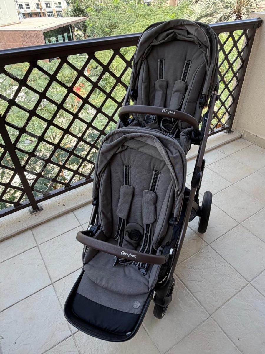 Cybex Gazelle Double Stroller – Excellent Condition photo 2