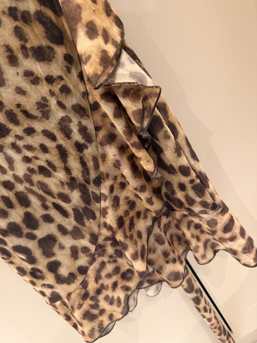 Zara Leopard print dress photo 2