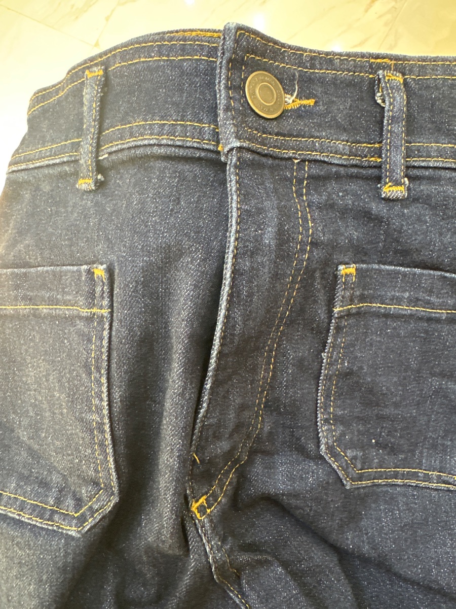 Zara dark blue jeans photo 2