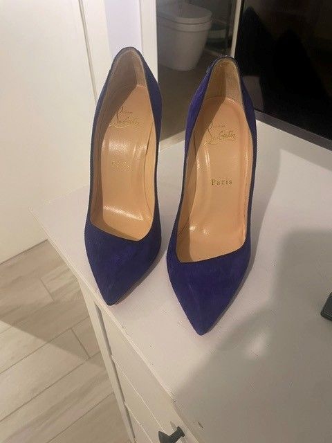 Christian Louboutin Blue Heels photo 2