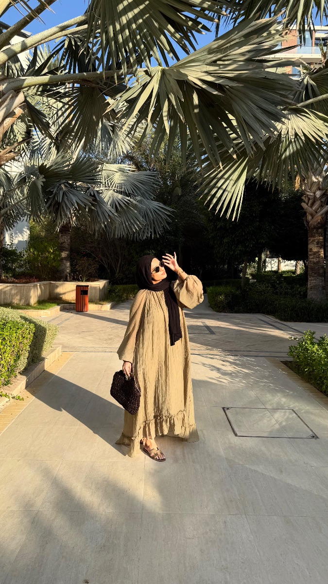 Shein Olive midi dress