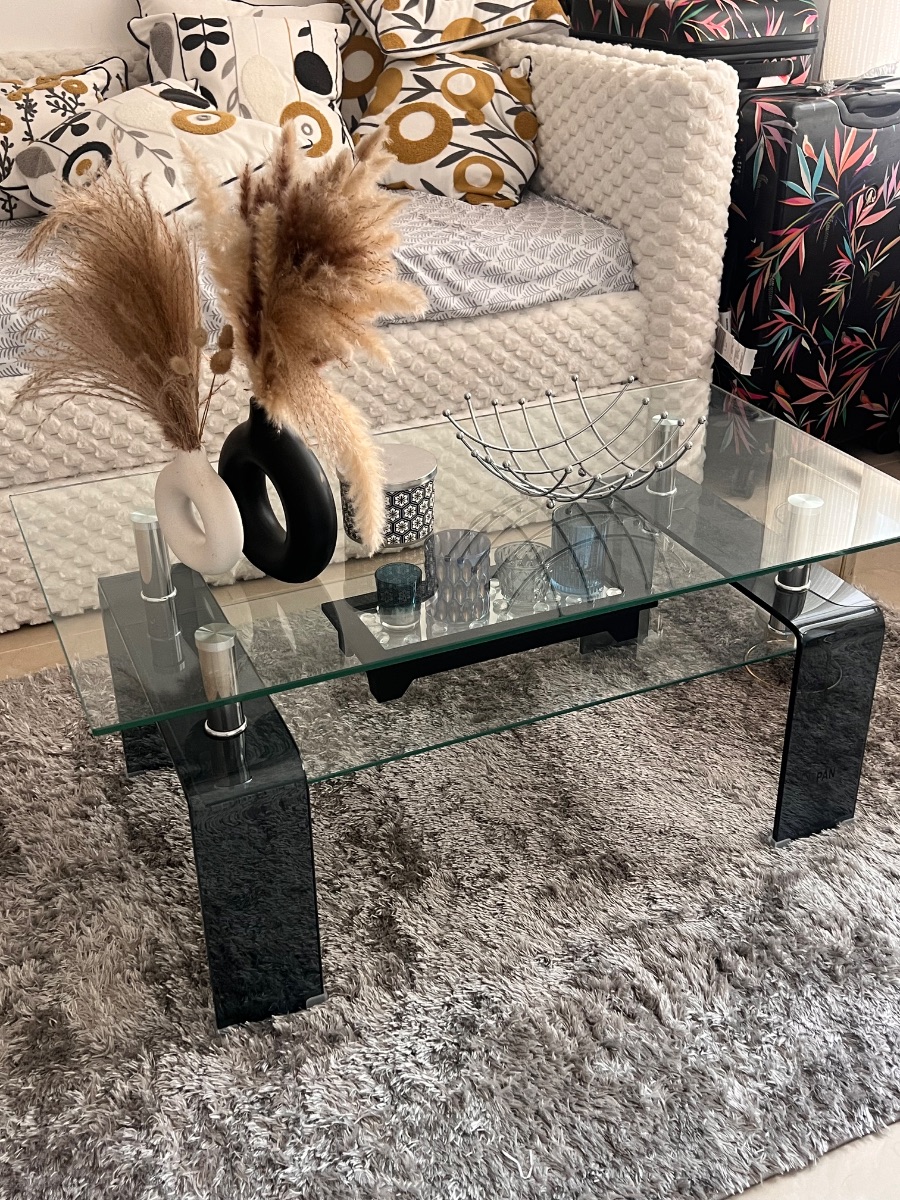 Pan Home Glass Coffee Table photo 2