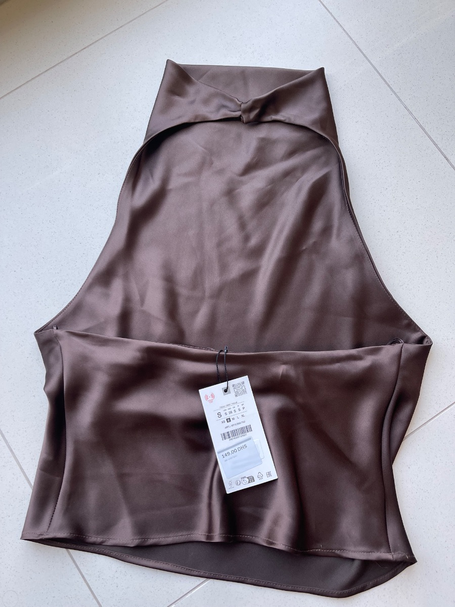 Zara Satin Halter Neck photo 3