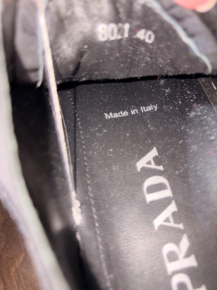 Prada boat shoes