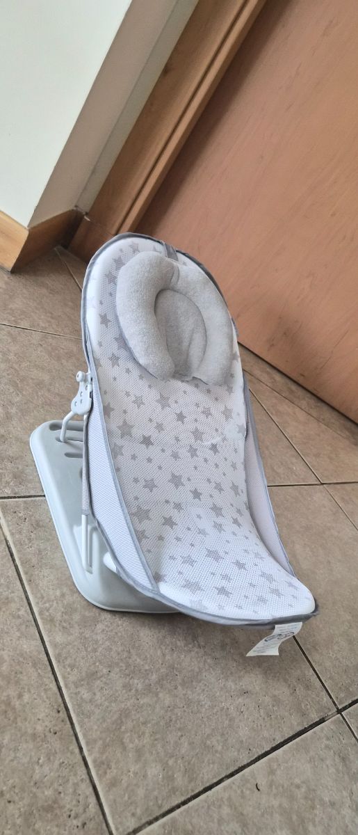 Ladida Foldable Baby Bath Seat with Adjustable Position, Collapsible Travel Bathtub for Infants photo 2