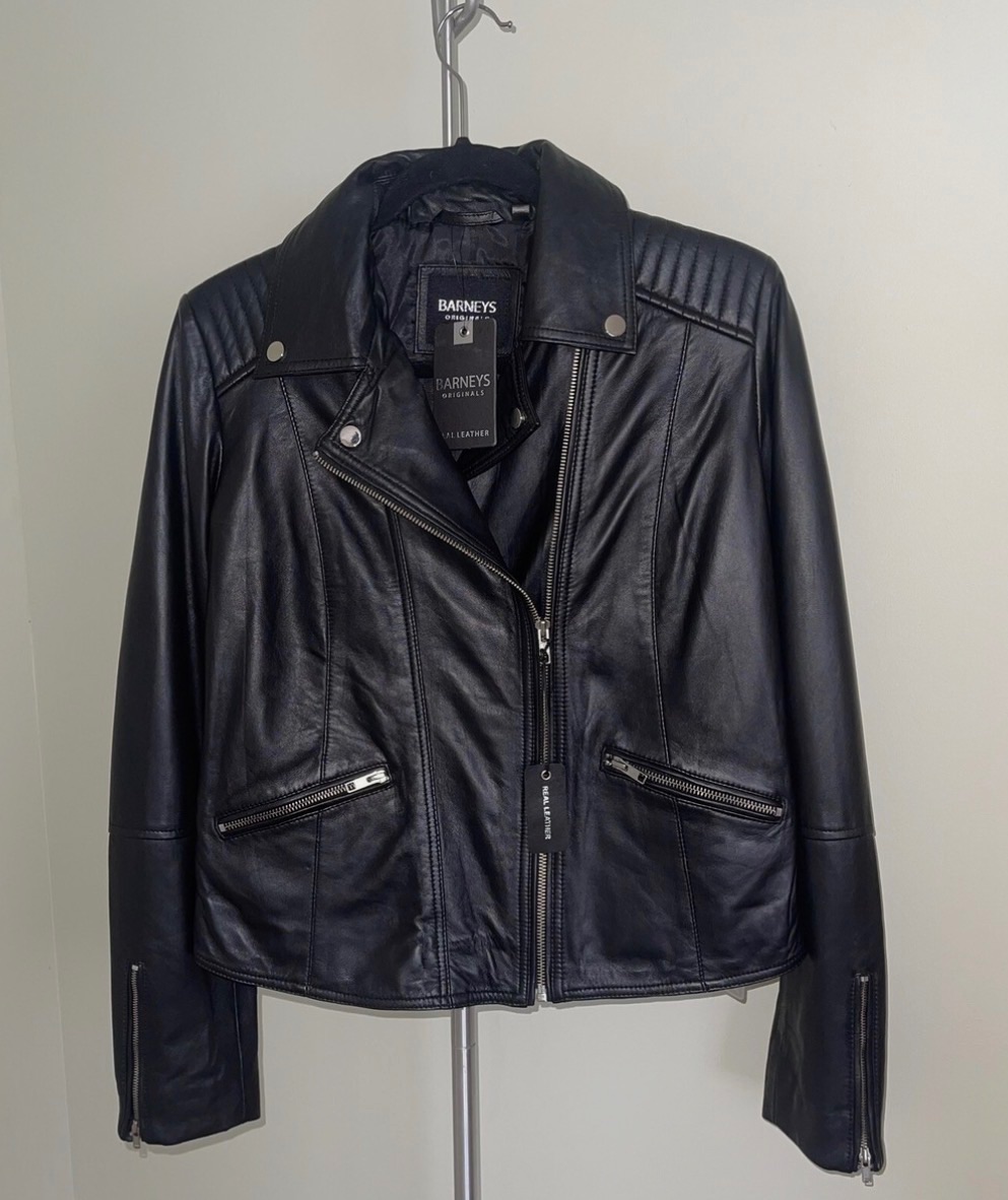 Barneys Barney’s leather jacket