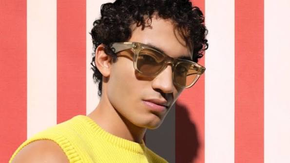NEW: Burberry transparent brown beige sunglasses