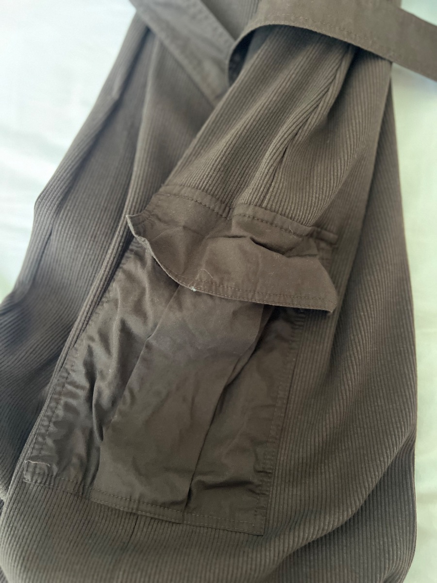 Zara Brown Ribbed Belted Midi Dress photo 3