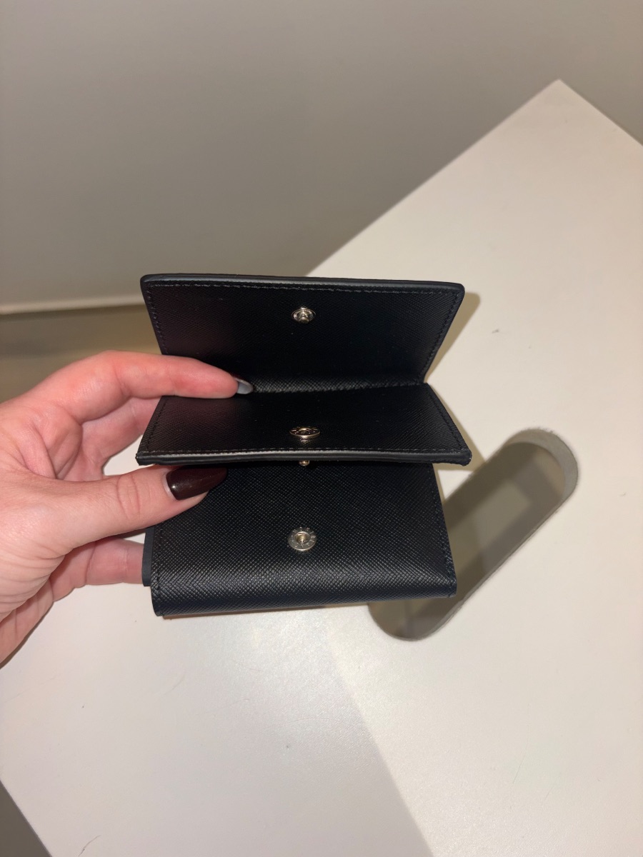 Montblanc Men Wallet Black Leather photo 3