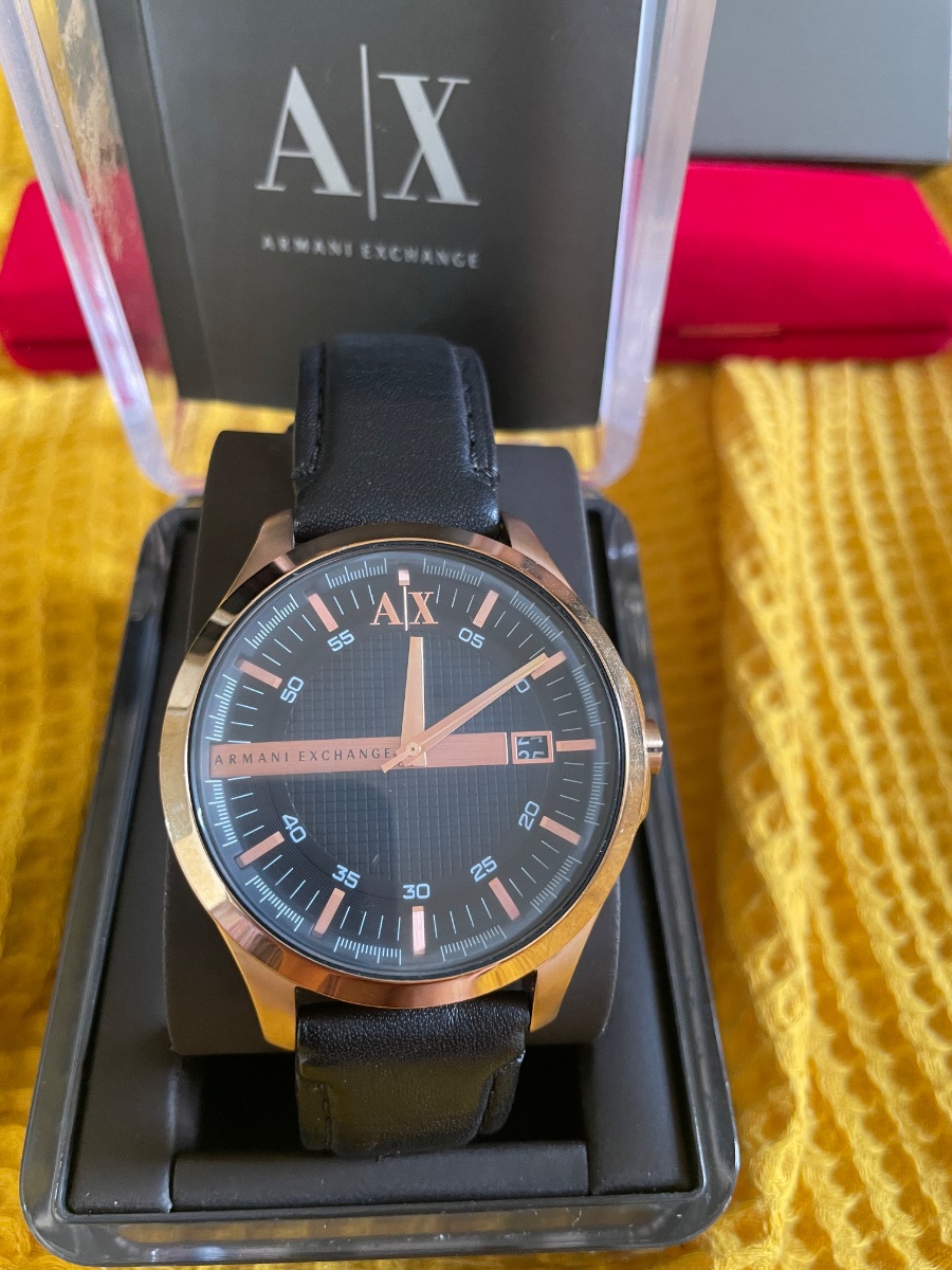Armani Exchange AX2129 Rose Gold & Black Men's Watch