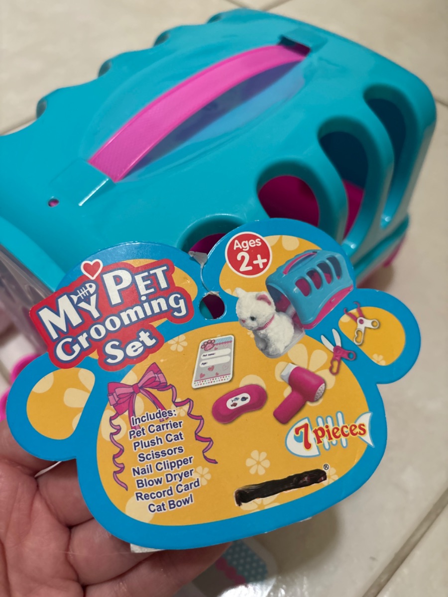 Girls cat grooming set photo 3