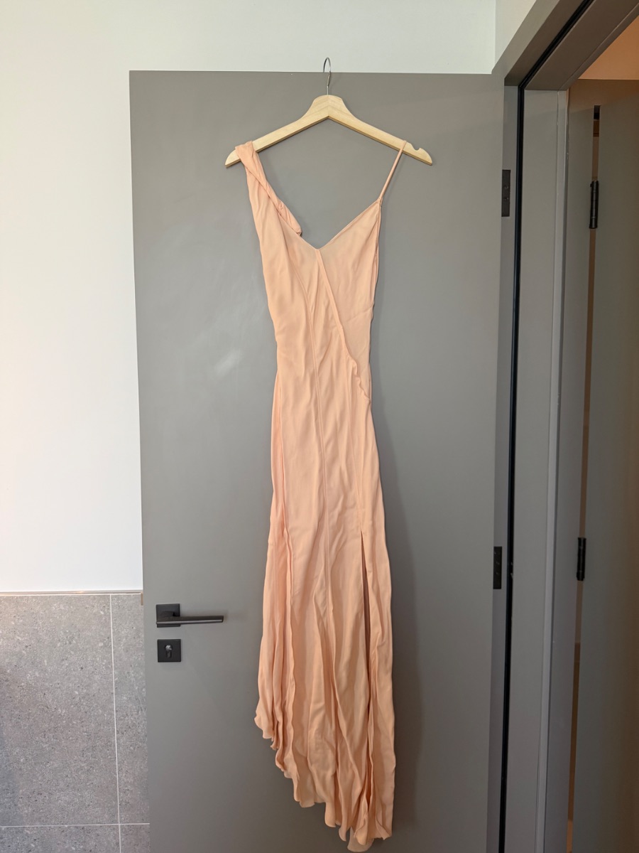 Mango Peach maxi dress