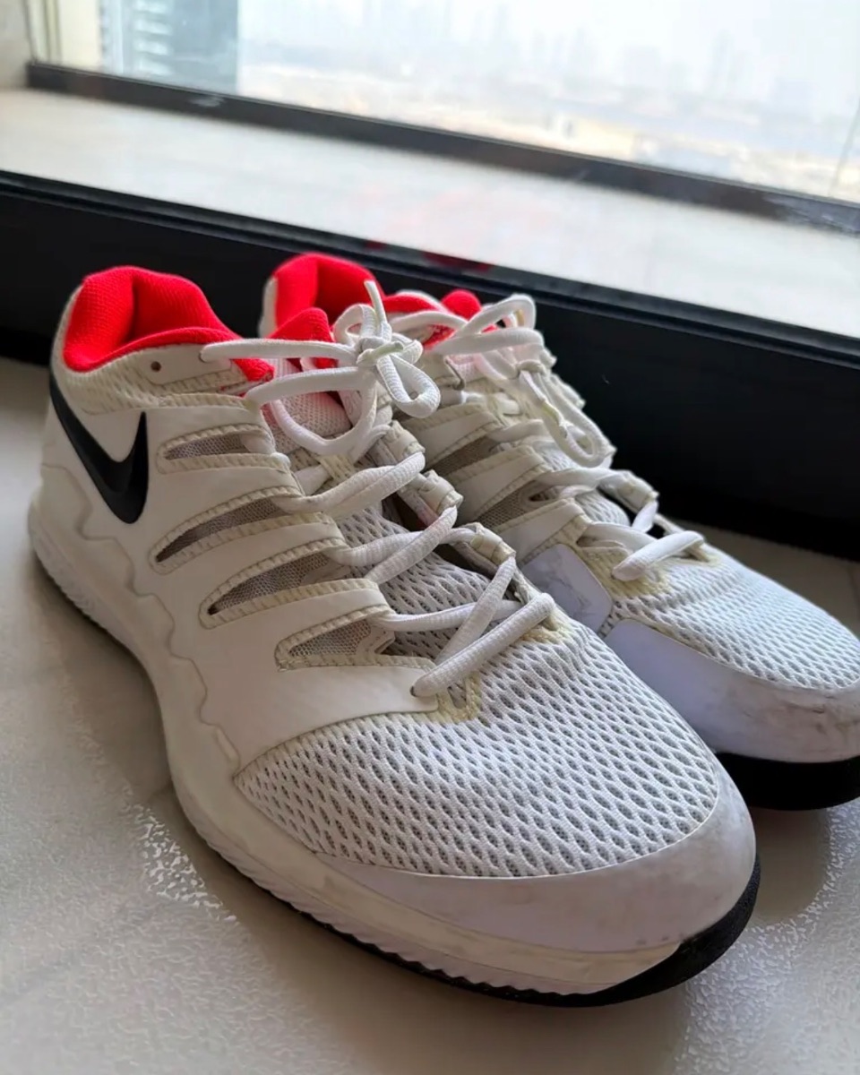 White Nike men's sneakers