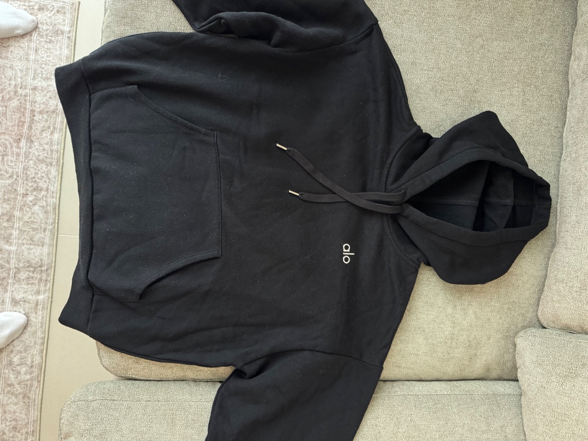 Alo black hoodie