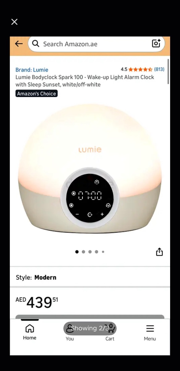 Lumie night light photo 2