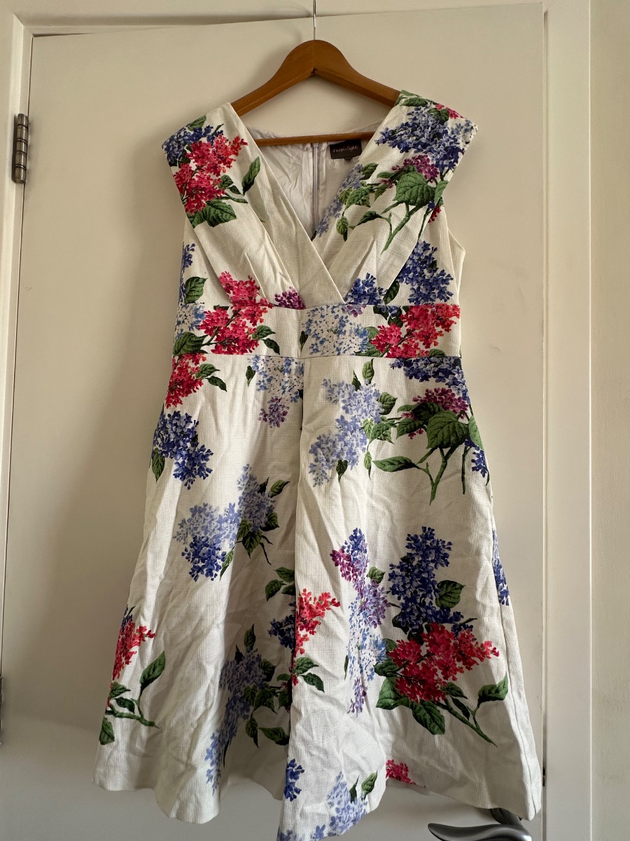 Phase Eight floral-print fit-and-flare midi dress