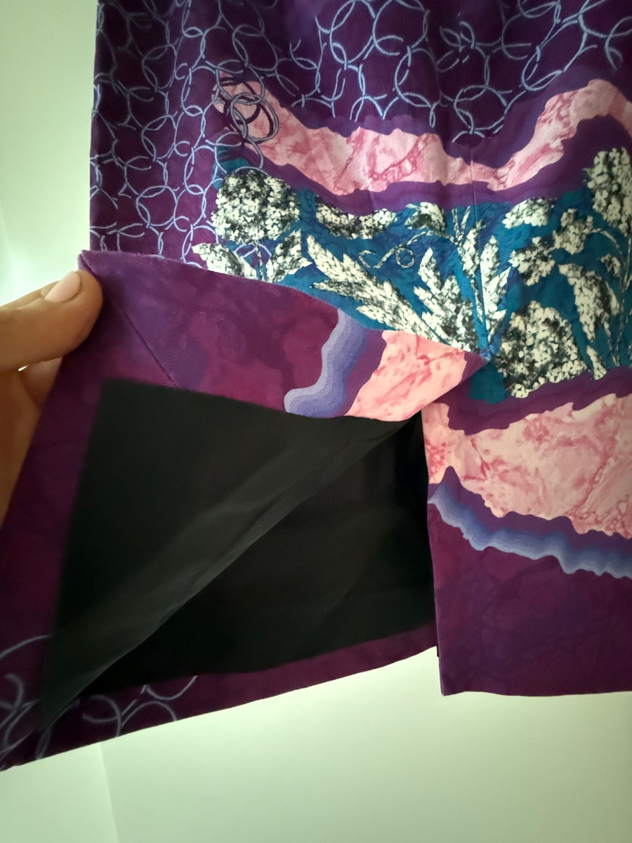 Peter Pilotto Printed Purple Pencil Skirt photo 3