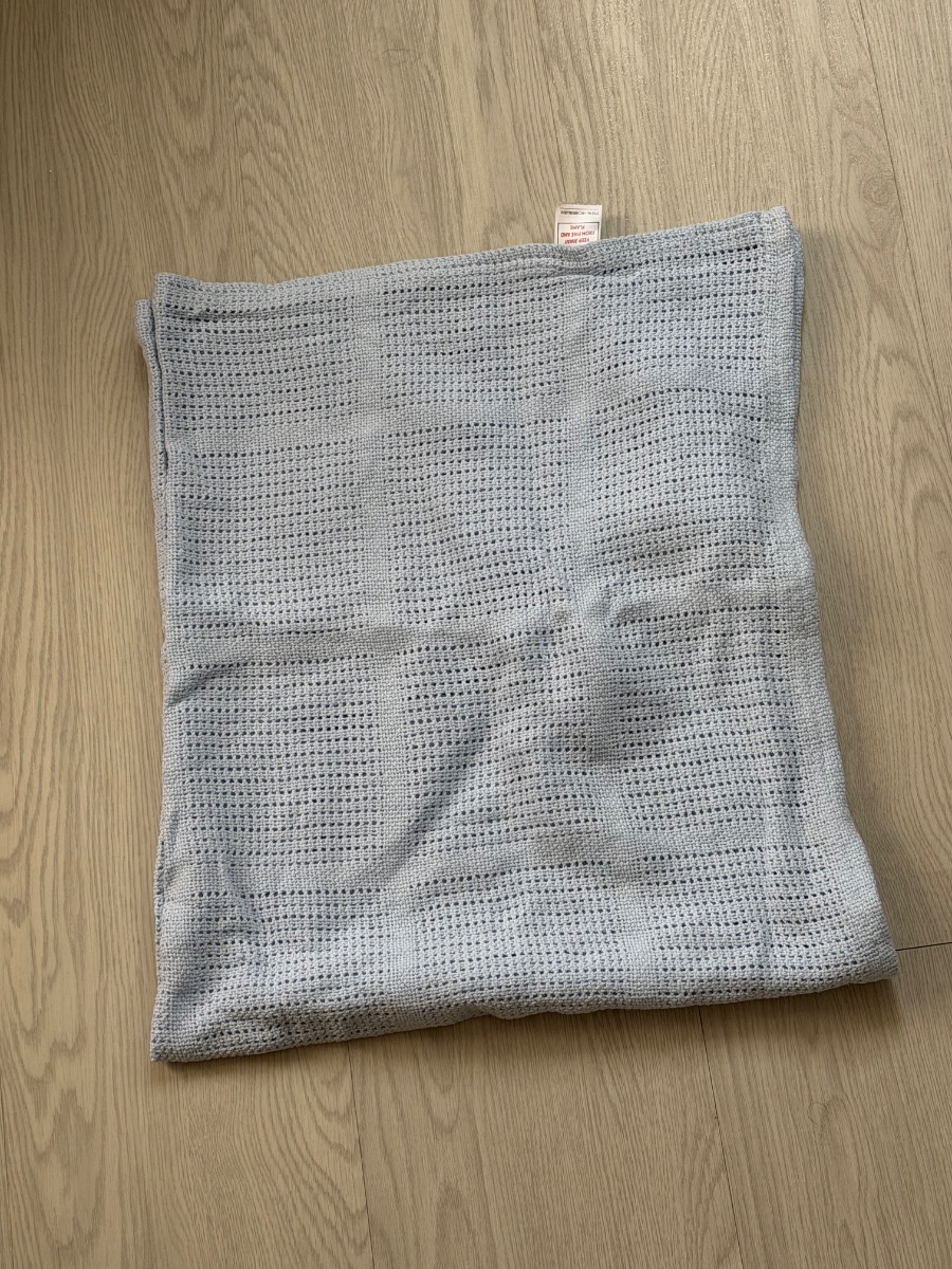 Babytown Baby blue baby blanket - breathable