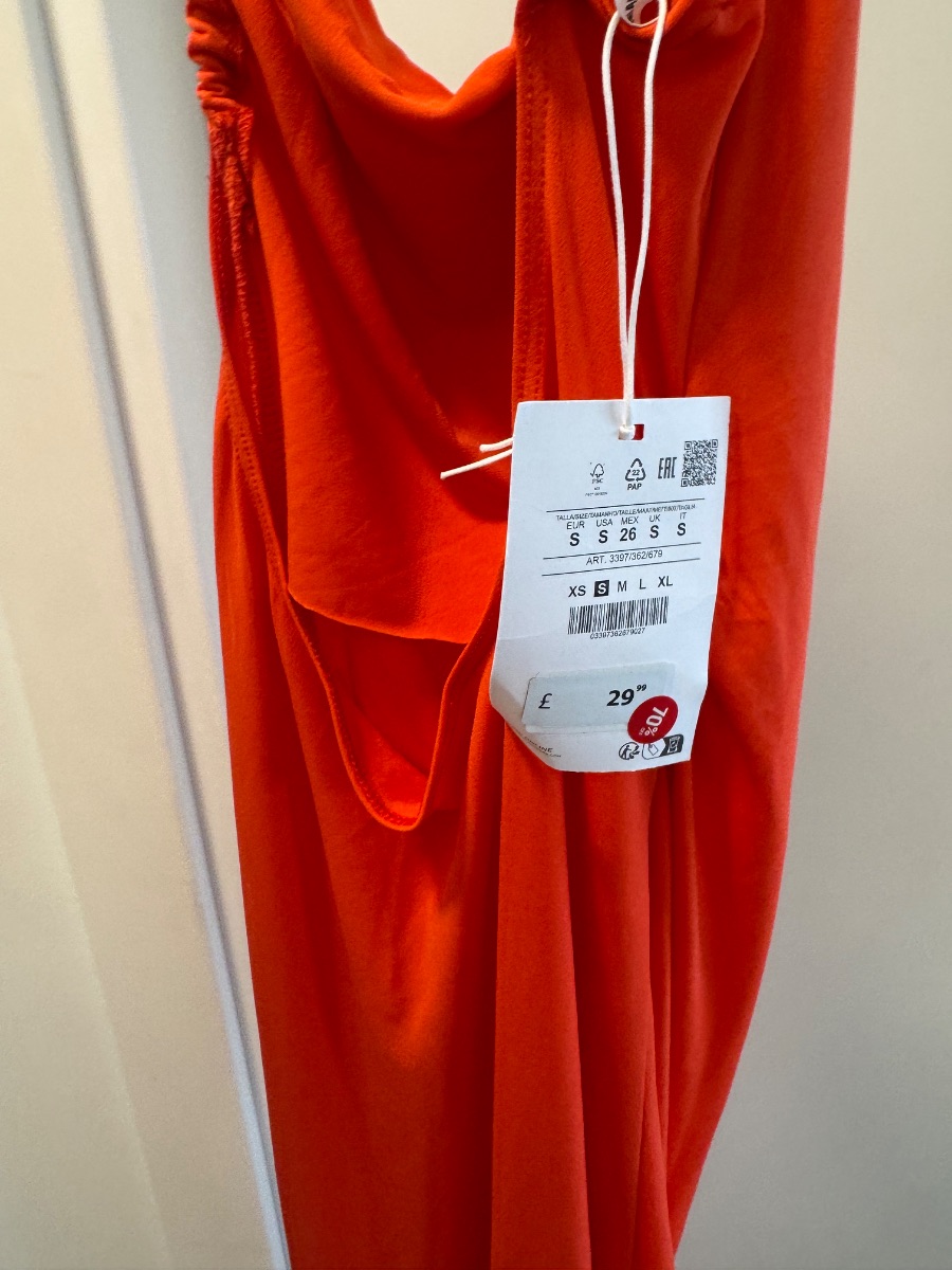 Pull&Bear Orange/red pull and bear maxi dress photo 3