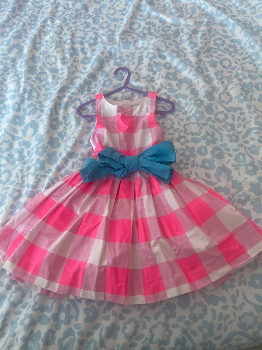 Jacardi pink girls dress