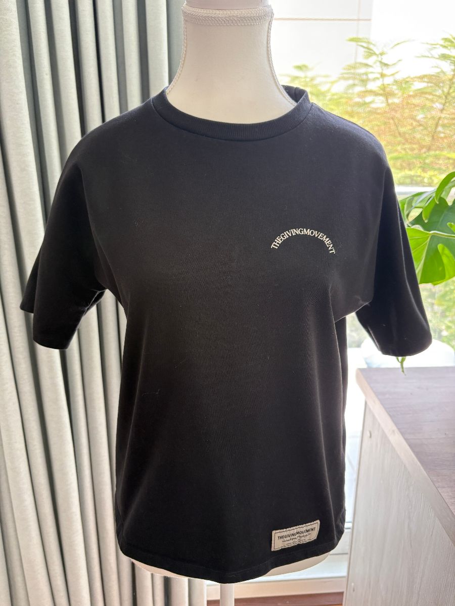 The Giving Movement Boys Black Tshirt