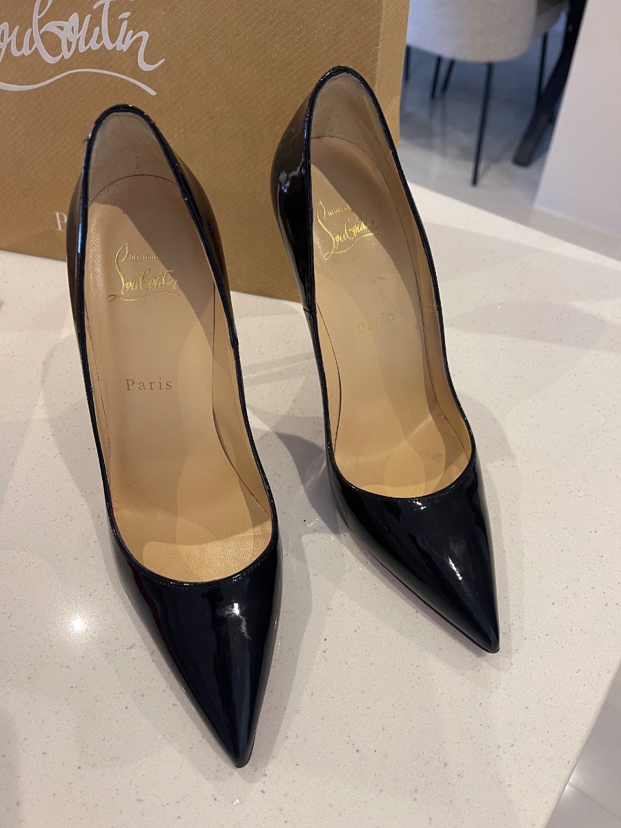 Christian Louboutin So Kate, 120 mm patent pumps