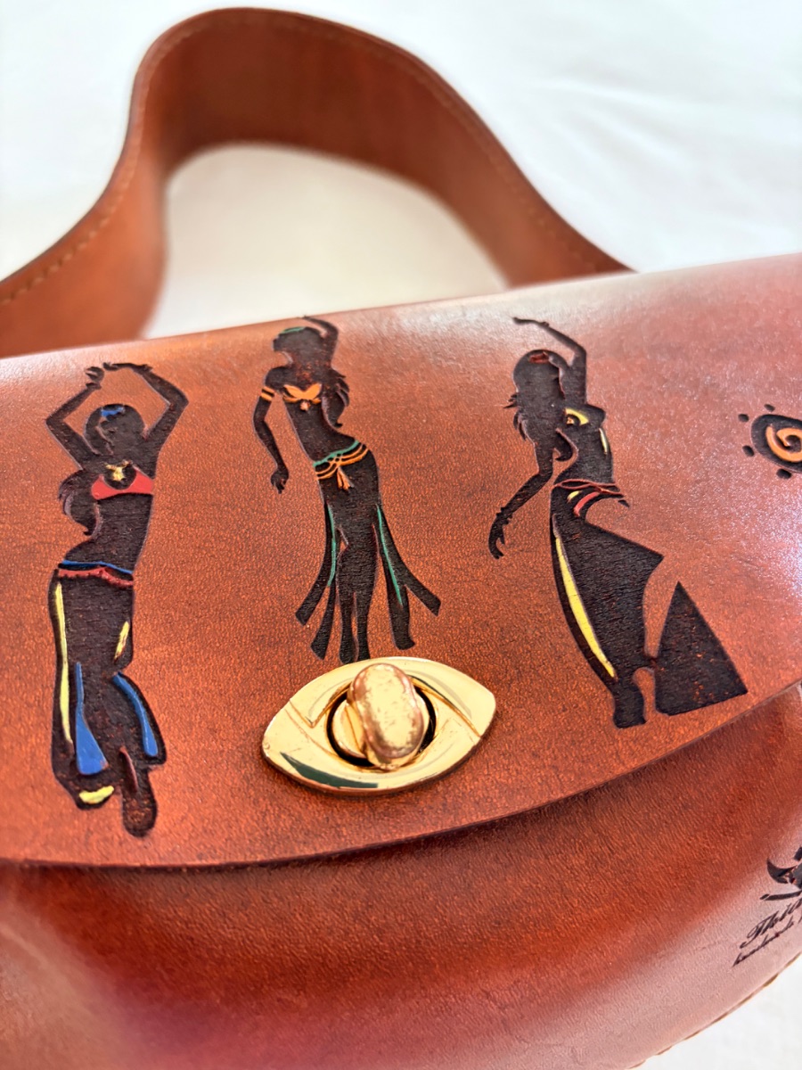 Thyria Genuine leather handmade Sling bag photo 2