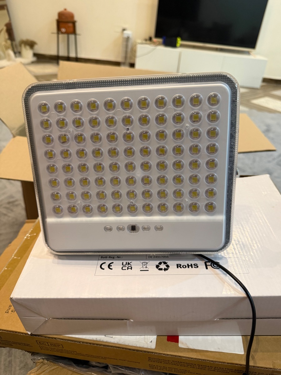 Solar light with remote