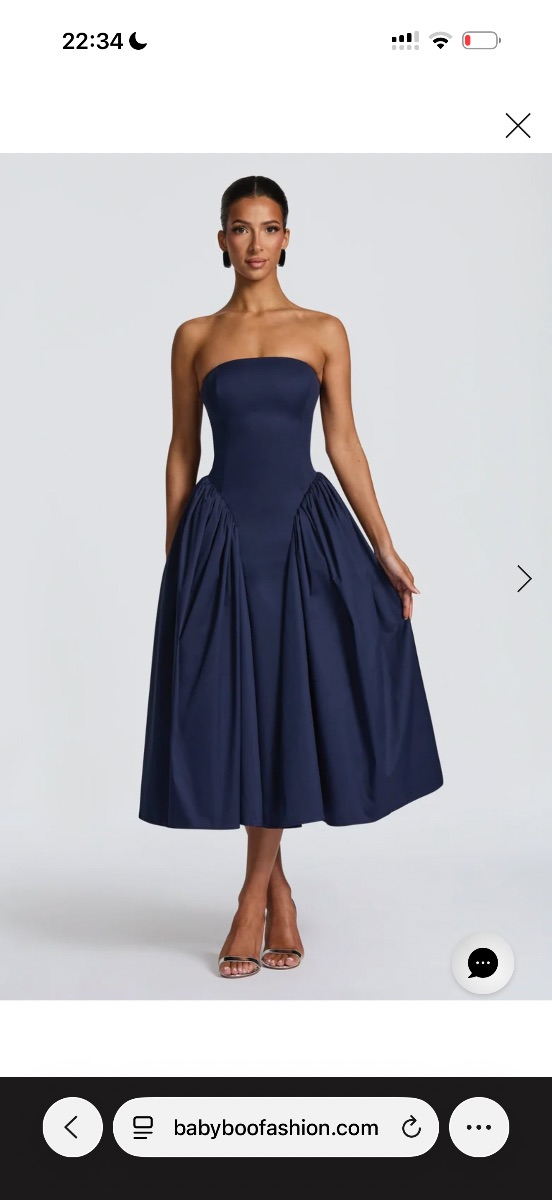 Babyboo Baby boo Navy Corset dress