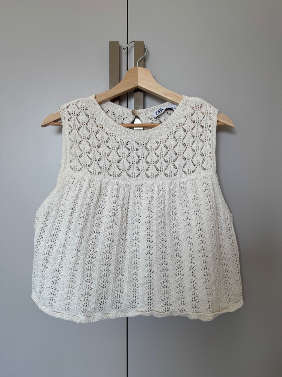 Zara crochet vest