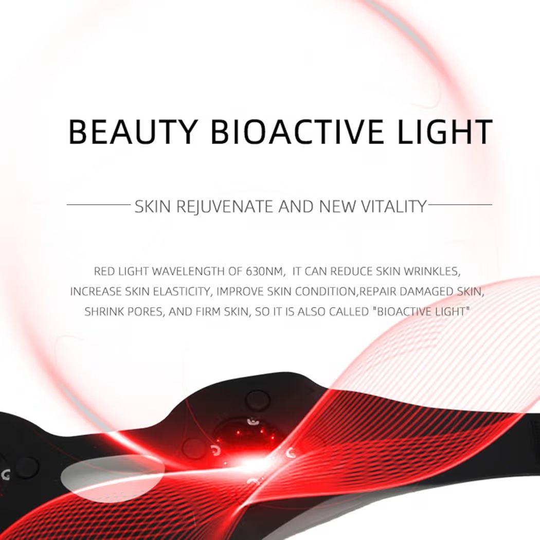 Electric Facial Mask EMS Microcurrent Vibration V-shaped photo 3