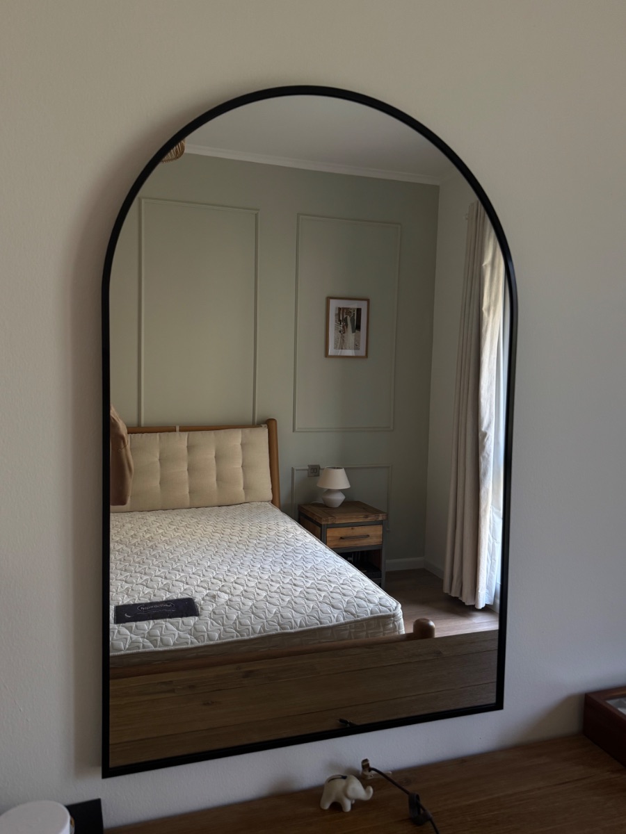 HomeKode Black Wall Mirror photo 3